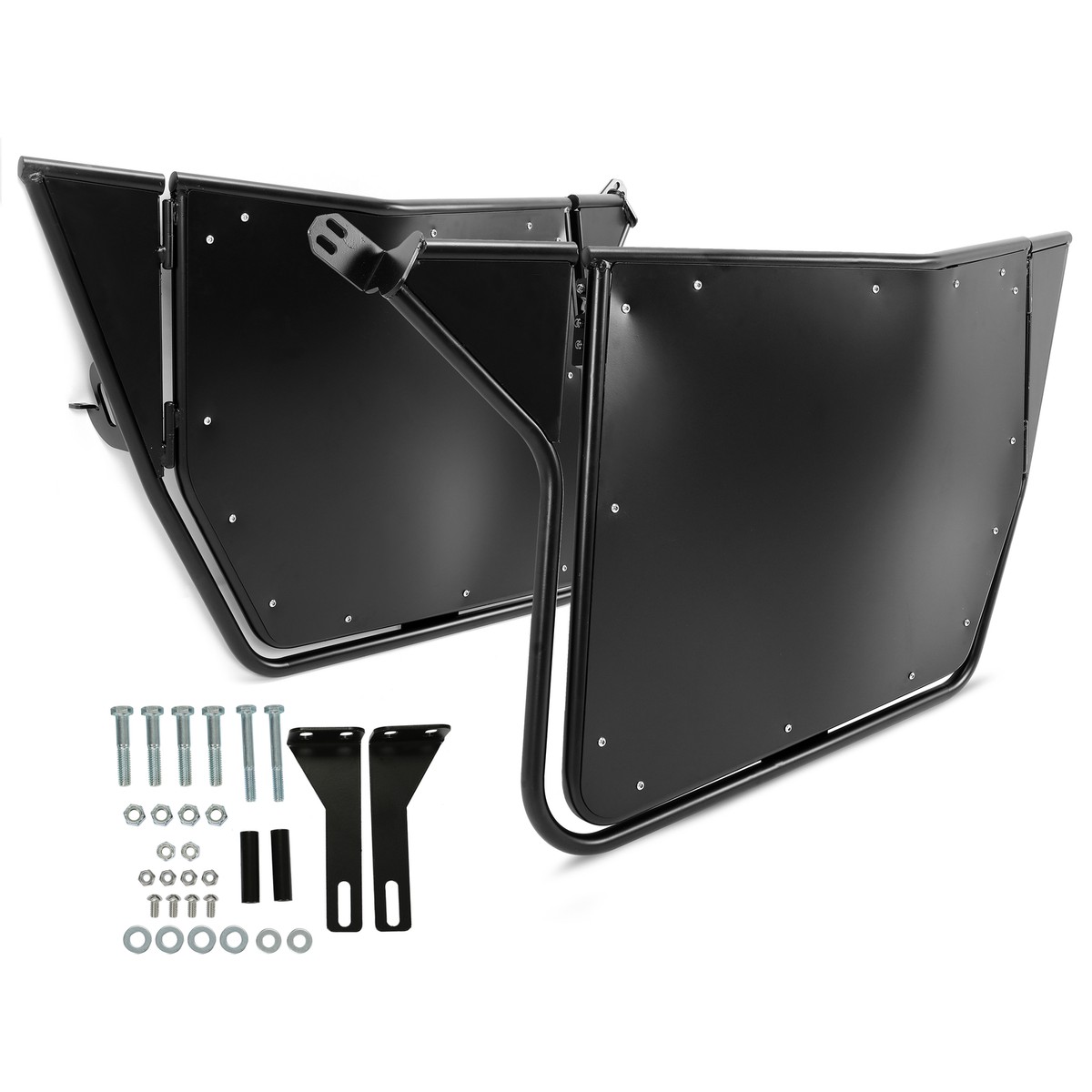 オーロラマネキンなし Bear Claw Doors Black fits 2008-2014 Polaris RZR RZR-S XP 900,800