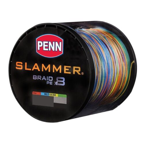 Penn Slammer Braid X8 20LB 3000 M 0.21mm Multicolour PE2.5