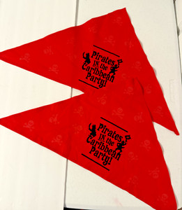 Disney Cruise Line Pirates IN the Caribbean Party 2 scarf head kerchief original