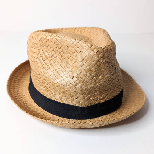 Nordstrom Basket Weave Porkpie Hat 
