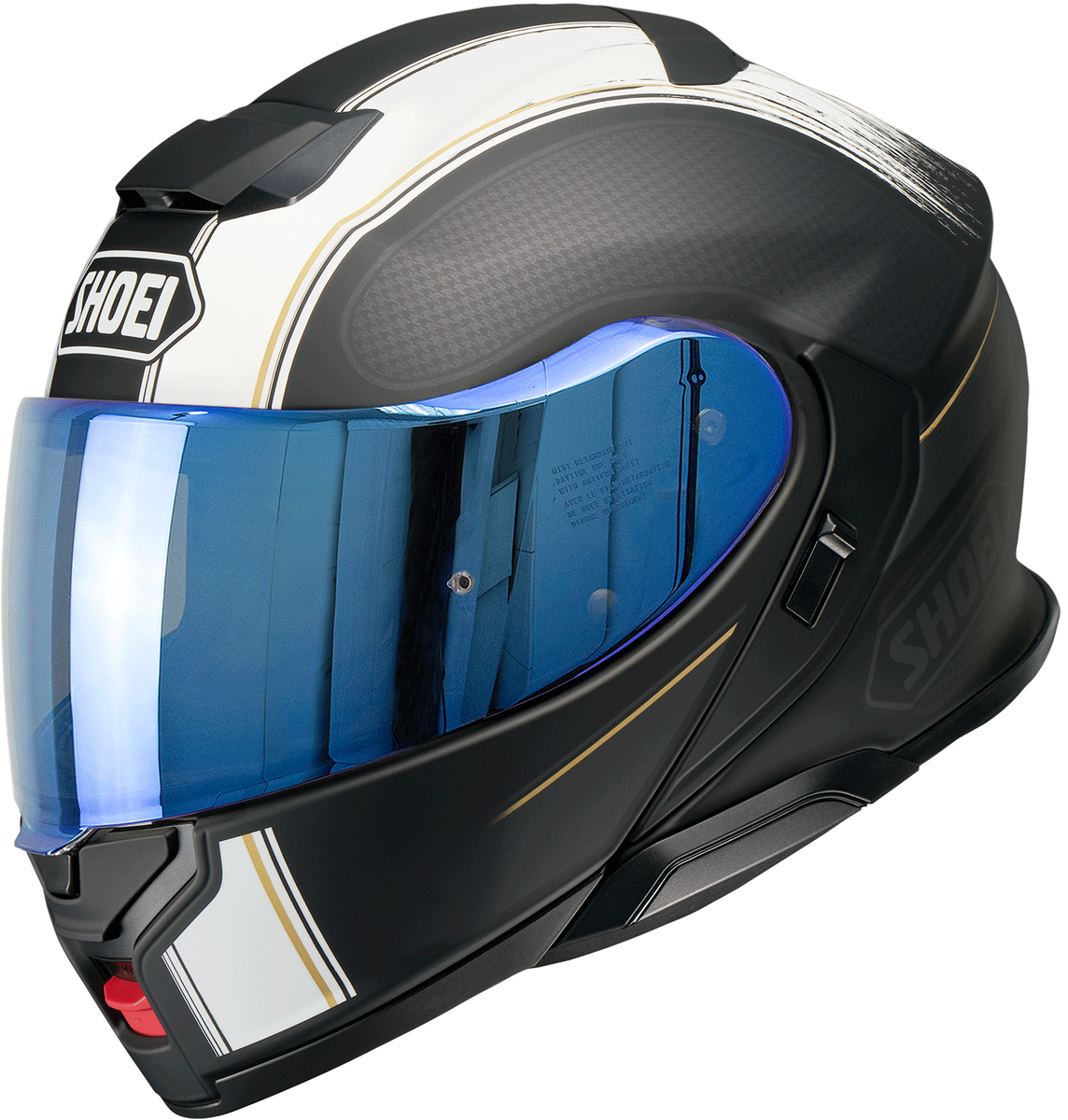 Genuine Shoei CNS-3 PN Spectra Blue Mirror Iridium Visor To Fit