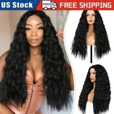 2024 Hair Front Wig Womens Brazilian Human Long Curly Lace Wavy Hair Full Wigs