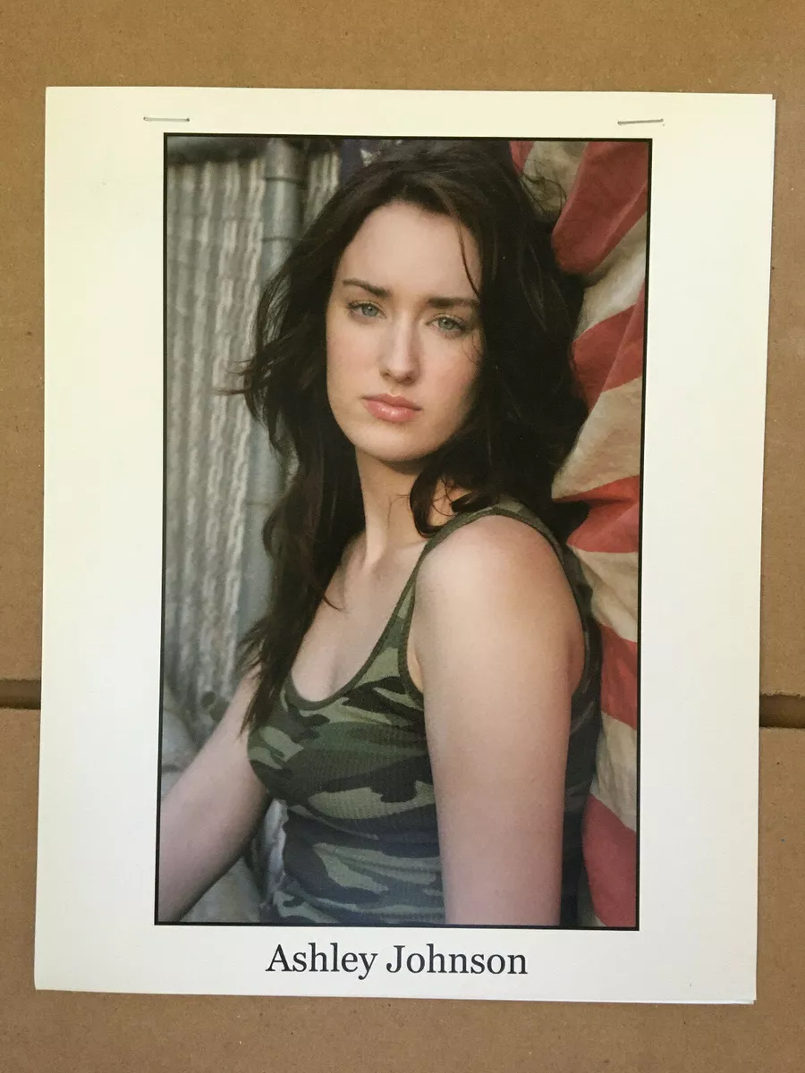 Ashley Johnson , original talent agency headshot photo with credits #3