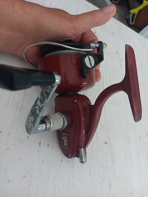 Vintage 540 Olympic Spinning Reel Red High Speed Retrieve Ball Bearing  Working | eBay