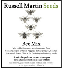 Bee Mix - Bee Friendly Native British Wild Flowers Seeds