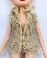 BRATZ DOLL LOT MGA CLOTHING TOP SHIRT VEST STYLE IT YASMIN TAN