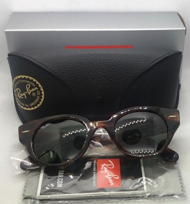 Ray-Ban Brown Tortoise Roundabout Sunglasses Ray-Ban RB2192 Roundabout Tortoise/Brown/Clear Prescription  main image 4