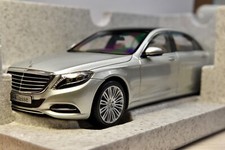 1/18 Dealer Edition Mercedes Benz S Class W222 Silver Diecast Toy Car Rare