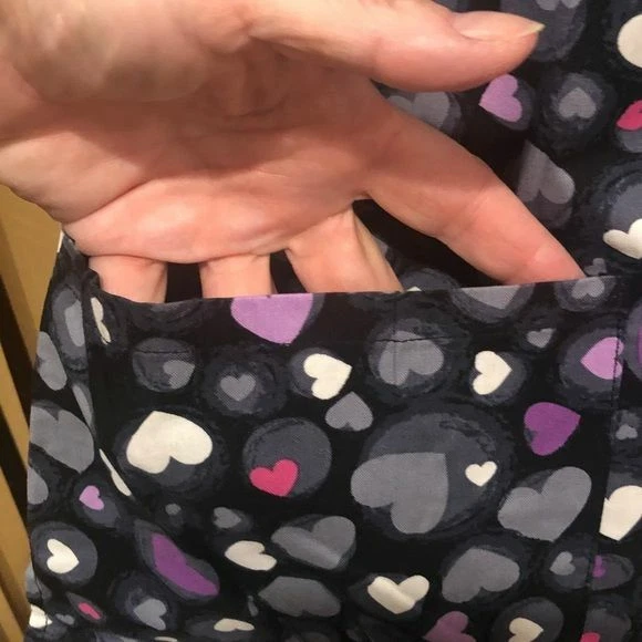 NWT Dickies Scrubs Top Love You A Dot Small S - Image 3 of 4