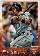 2015 Topps #475 Juan Perez Limited