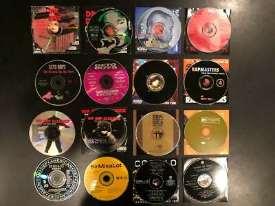 Hip Hop/Rap Used 16 CD Lot Dr. Dre, Geto Boys, N.W.A., Ice Cube, EPMD and more..