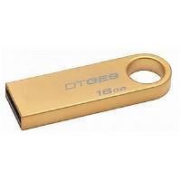 Kingston 16gb USB2.0 накопитель kingston dtge9 металлический позолоченный dtge9/16gb (740617211108)