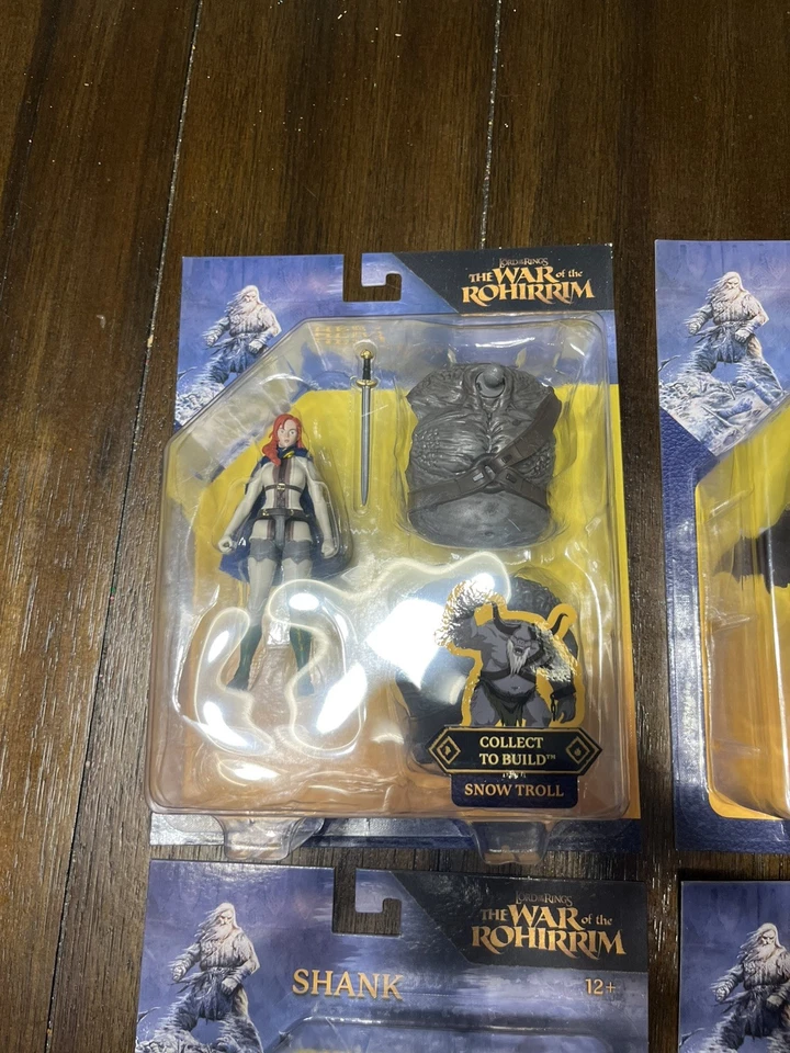 Mcfarlane Lord Of The Rings War On The Rohirrim Figures Complete Set - Image 3 of 4