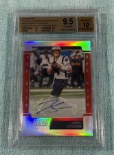 2019 JARRETT STIDHAM Chronicles Score Update Red Zone RC  /20 BGS 9.5