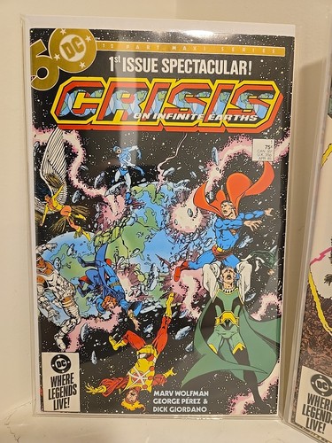 CRISIS ON INFINITE EARTHS #1-12 (1985) COMPLETE NM Death of Super-Girl & Flash - Picture 2 of 13