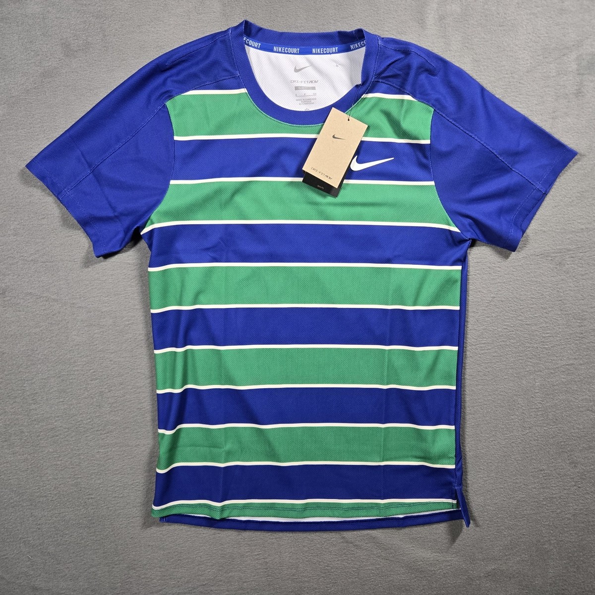 NWT Nike Court Slam Carlos Alcaraz Tennis Shirt - Mens Size Small