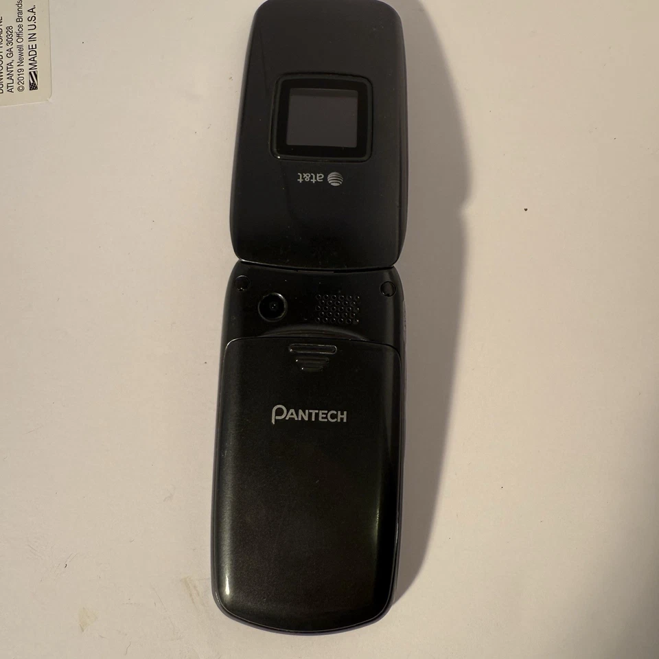 Pantech Breeze C520 Gray At&t Cellular Flip Phone Untested - Image 2 of 3