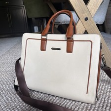 BOSTANTEN Women's Leather Laptop Bag 15.6" Briefcase Computer Tote SEE PHOTOS 