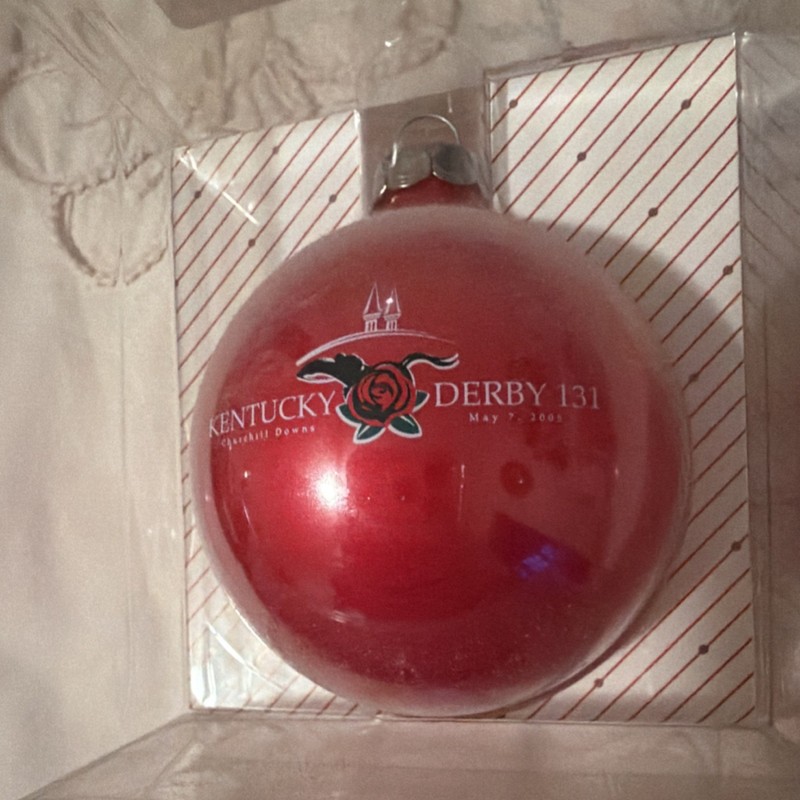 Churchill Downs Kentucky Derby 131 Holiday Greetings Ornament Christmas 2005