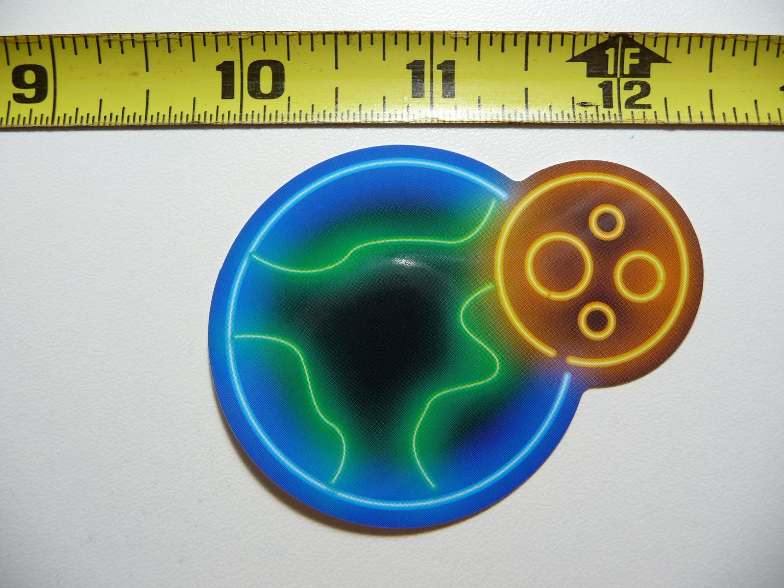 Explore Neon Planets Space Stickers with Fun, Playful, and Colorful Designs