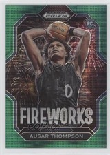 2023 Panini Prizm Draft Picks Fireworks Green Pulsar 11/25 Ausar Thompson 13i3