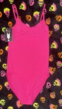 Ethika NWT Women's Pull-On blouse "The Bodysuit" Solid Pink   Size XS Size 0