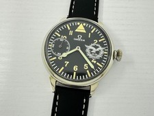 Omega Laco Aviator RLM Reich Luftwaffe Ministerial WWII Vintage Swiss Men Watch