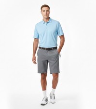 Nike Golf Dri-Fit Shorts Mens 40 Geometric Striped Performance Gray Black