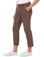 Kirkland Signature Women's 4 Way Stretch Ankle Travel Pants Deep Taupe Size 6