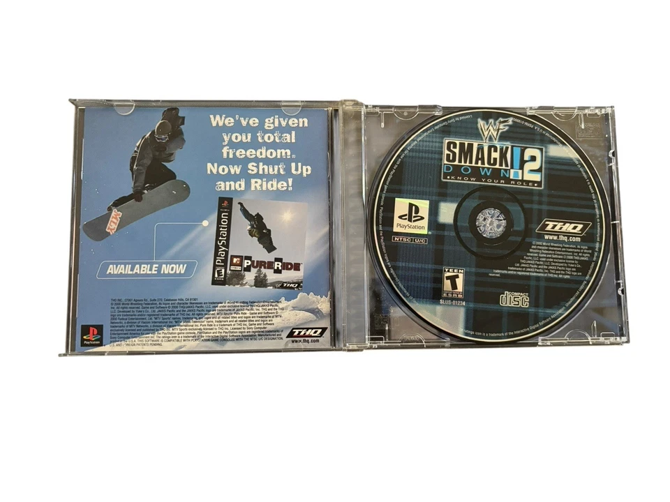 WWF SmackDown 2: Know Your Role (Sony PlayStation 1, 2000) - Image 2 of 3
