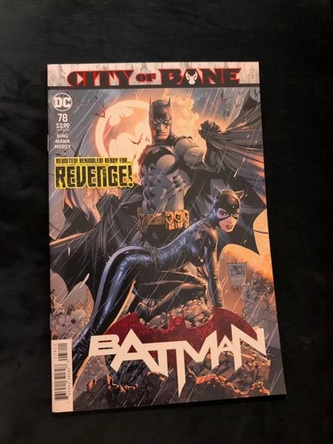 BATMAN  #78 TONY DANIEL CAT WOMAN CITY OF BANE FIRST PRINT   VARIANT 1