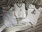 Janie and jack Boys Lot 0-3m Nautical 2 Sweater Rompers 1 Sleeveless Sweater — photo 1