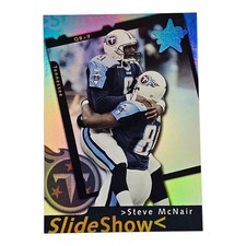 2000 Leaf Rookies & Stars SlideShow Studio #S57 Steve McNair SP #'d /25