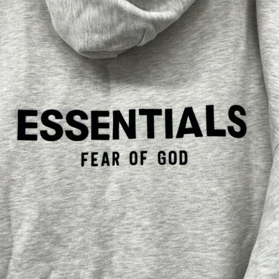 Essentials Fear of God Sweatshirt Mens 2XL Gray Hoodie Pullover