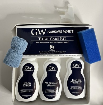 GW Gardner White Total Care  Cleaning Kit Luxe Care Brand New
