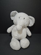 Kellytoy Gray Elephant Rattle Crinkle Lovey Plush Stuffed Toy 11"