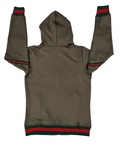 Time Is Money Slim Fit Tracksuit Men’s 2 Piece Set Hoodie Joggers Black, Olive - Picture 12 of 15