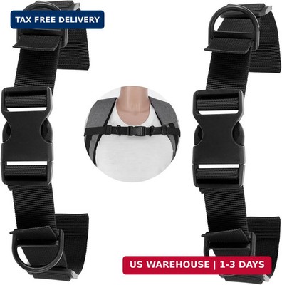 2 Pack Backpack Chest Strap, Adjustable Backpack Chest Straps Add On with Quick