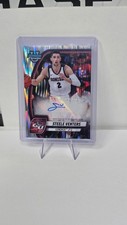 2024-25 Bowman Chrome University Steele Venters Auto Stealth Refractor #92 Zags