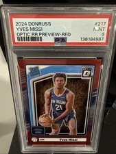 2024-25 Panini Donruss - Optic Rated Rookies Preview Yves Missi #P-217 Red /25‼️