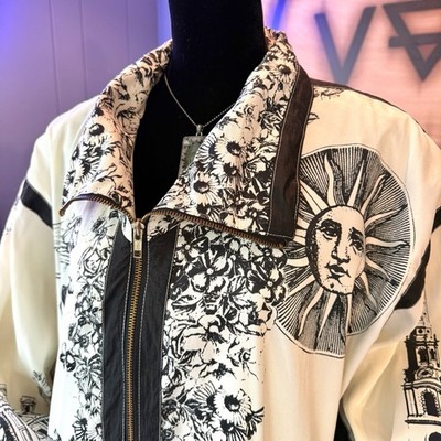 Vintage 90s J. Gallery Medieval Celestial Astronomy Windbreaker Vintage 90s J. Gallery Medieval Celestial Astronomy Windbreaker
