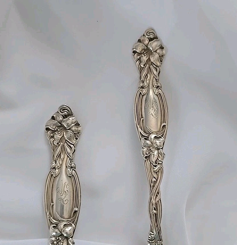 Набор сервировок для салата из стерлингового серебра International Simpson Hall & Miller Frontenac 184 г - Изображение 3 из 4