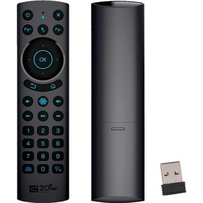 Sleek Backlit Remote with 6-Axis Gyroscope for Ultimate Control - G20S Pro Plus