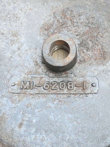 Vintage Cast Iron Base Microphone Floor Stand M1-6208-1 w/ Goose Neck - Picture 13 of 14