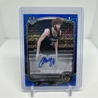 Joe Grahovac 2025-26 Bowman Chrome Blue Mojo Auto /150 St. Bonaventure NCAA