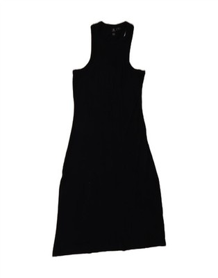Volcom Damen ärmelloses Maxikleid US 0/2 XS schwarz Modal DR19