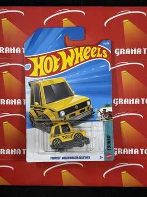 Tooned Volkswagen Golf MK1 #172 Yellow 3/5 2026 Hot Wheels Mix N