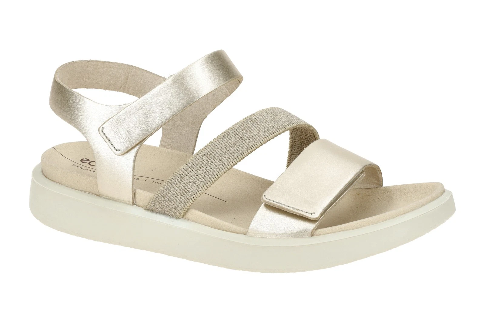 Scarpe Ecco FLOWT grigie sandali da donna cinturino sandali 27371301688 nuove