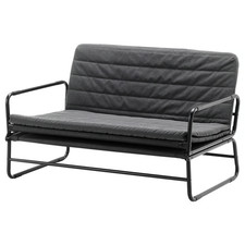IKEA HAMMARN Sofa Bed Dark Grey Black Foldable Sleeper Compact Modern Brand NEW