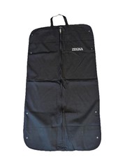 Zegna Garment Bag Sleek Black Double Button 43x24.5in